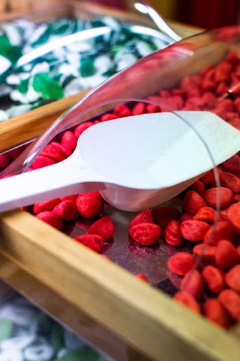 Store with sweet candies 