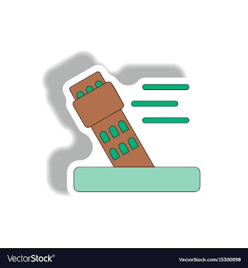 Storm and falling building hurracian disaster vector image
