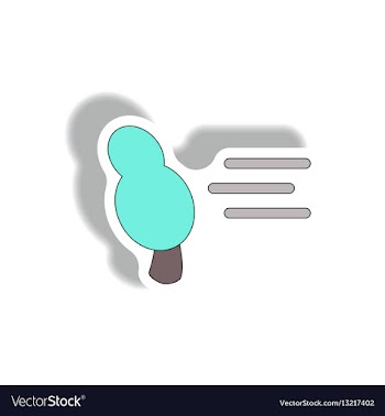 Storm and tree hurricane disaster vector image