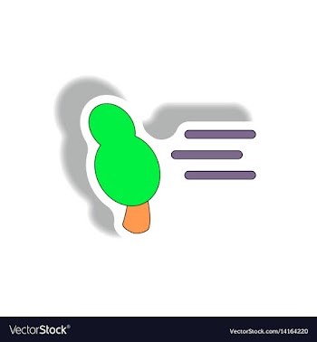Storm and tree hurricane disaster vector image