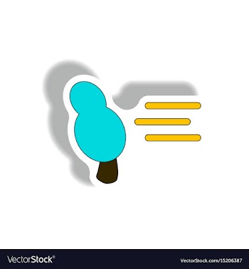 Storm and tree hurricane disaster vector image