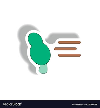 Storm and tree hurricane disaster vector image