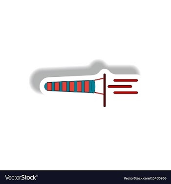 Storm and wind cone vector image