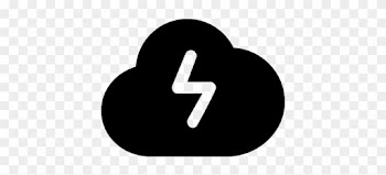 Storm Black Cloud With A Lightning Bolt Shape Inside - Storm Black Cloud With A Lightning Bolt Shape Inside