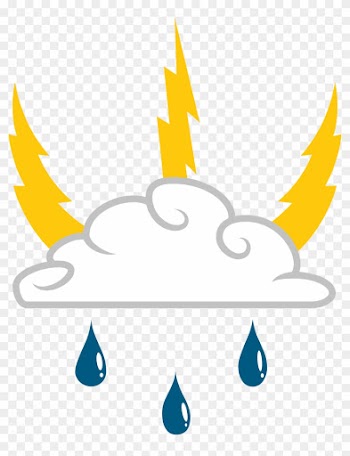 Storm Chaser's Cutie Mark [trade] By Lahirien On Deviantart - Rain Storm Cutie Mark