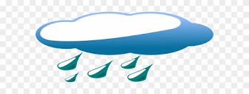 Storm Cloud Clipart Weather - Rainy Day Clipart