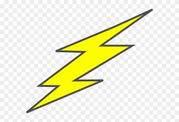 Straight Flash Bolt Clip Art At Clker - Flash Lightning Bolt Png
