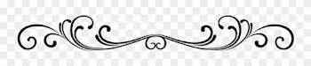 Straight Line Border Clipart Png - Scroll Border Clipart
