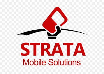 Strata Mobile Solutions Logo Brand Font Product - barangay background 