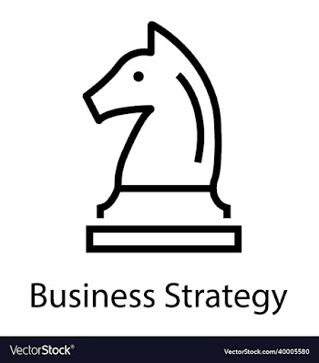 strategy line icon marketing planning