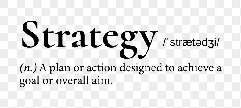 Strategy png dictionary word sticker, | Free PNG - rawpixel