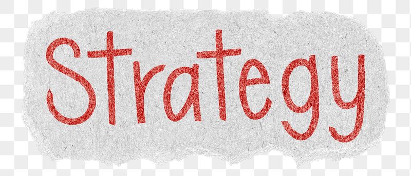 Strategy png word sticker typography, | Free PNG - rawpixel