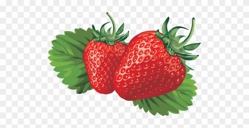 Strawberries And Milk Vector Posters - Strawberry Vector