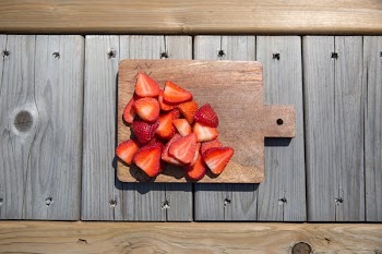 Strawberries Outside