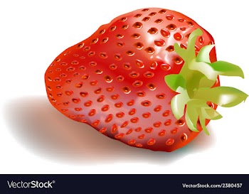 Strawberry 2 graphics vector image