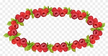 Strawberry Border Free Vector Download For - Raspberry Border Png