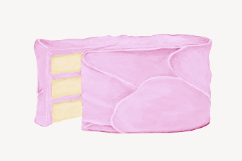 Strawberry cake, dessert, food illustration | Free Photo Illustration - rawpixel