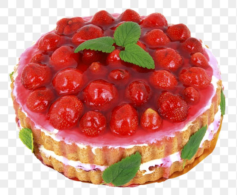 Strawberry cake png sticker, dessert | Free PNG - rawpixel