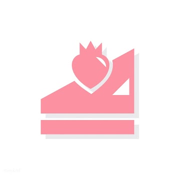 Strawberry cake Valentines day icon | Free stock vector - 425007