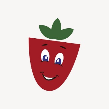 Strawberry clipart, fruit illustration vector. | Free Vector - rawpixel