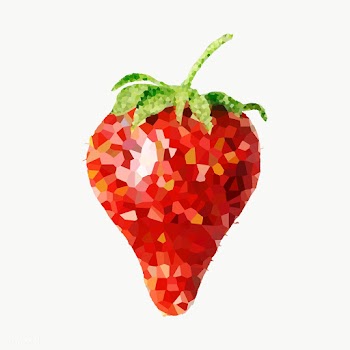 Strawberry crystallized style overlay | Free  transparent png - 2347221
