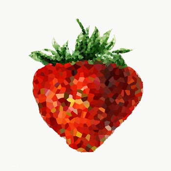 Strawberry crystallized style overlay | Free  transparent png - 2347550