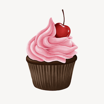 Strawberry cupcake, delicious bakery dessert | Free Photo Illustration - rawpixel