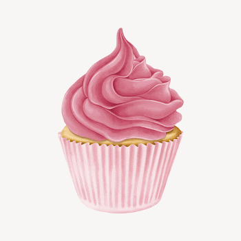 Strawberry cupcake, delicious bakery dessert | Free Photo Illustration - rawpixel