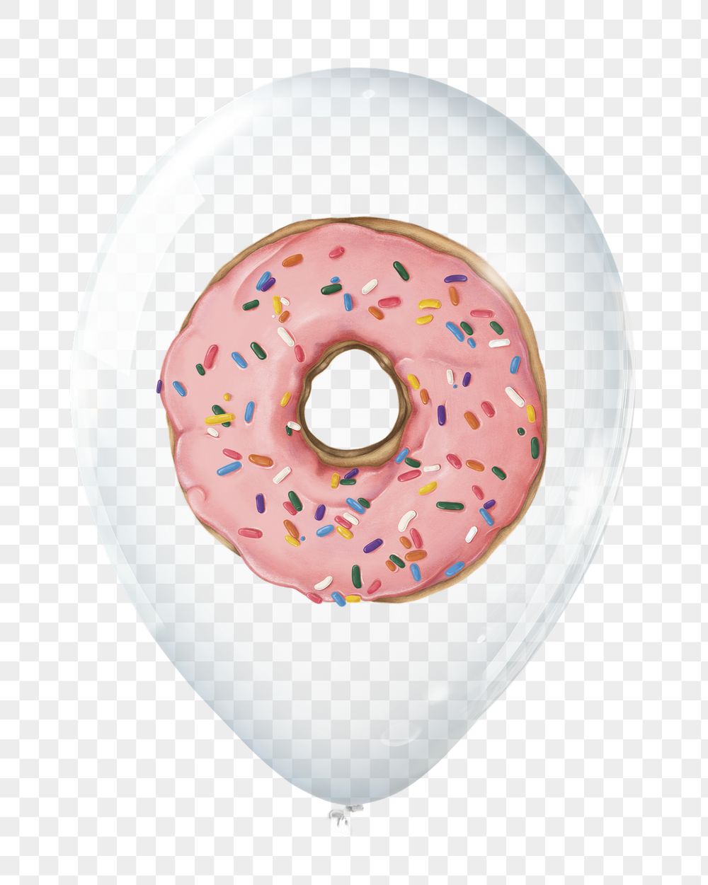 Strawberry donut png sticker, food | Free PNG - rawpixel