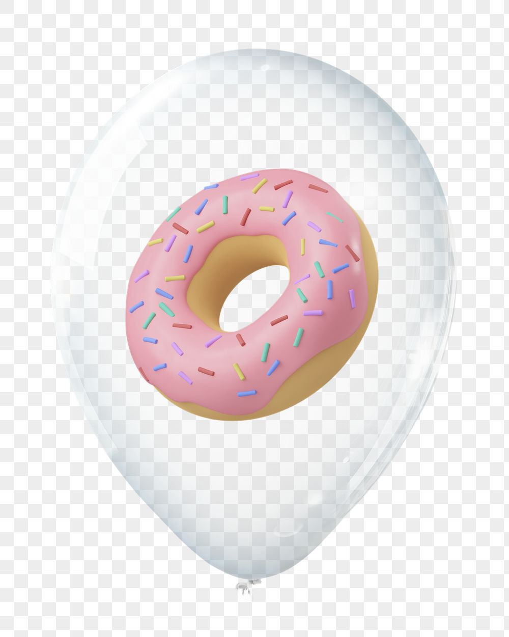 Strawberry donut png sticker, food | Free PNG - rawpixel