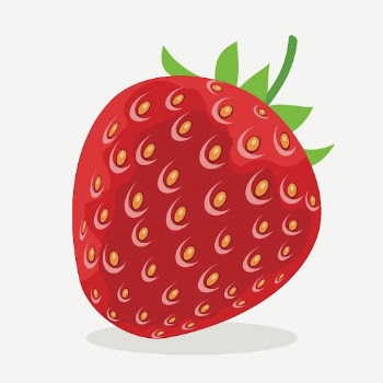 Strawberry fruit clipart, collage element | Free PSD - rawpixel