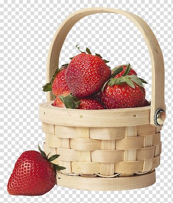 Strawberry Fruit Eating Basket Health, fruits basket transparent background PNG clipart