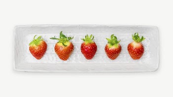 Strawberry fruits collage element psd | Free PSD - rawpixel