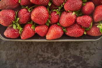 Strawberry Fruits in Tray