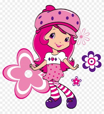 Strawberry Illustration - Strawberry Girl - Strawberry Girl