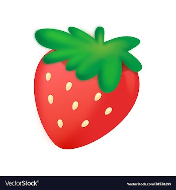 strawberry isolate image