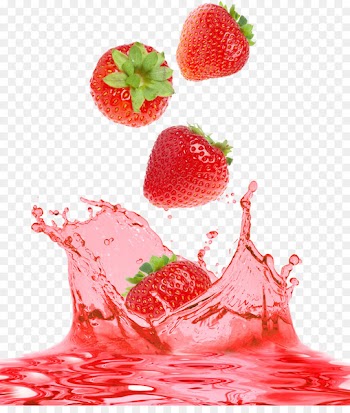 Strawberry juice Smoothie Strawberry juice Rhubarb pie - Creative Strawberry Splash 
