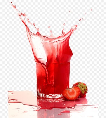 Strawberry juice Soft drink Purxe9e - Colorful juice 