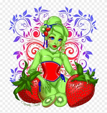 Strawberry Kiwi Slime Girl By Artofcarmen - Slime Girl Kiwi