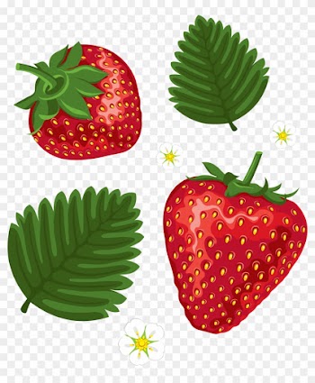 Strawberry Leaf Cliparts - Strawberry Leaves Clip Art