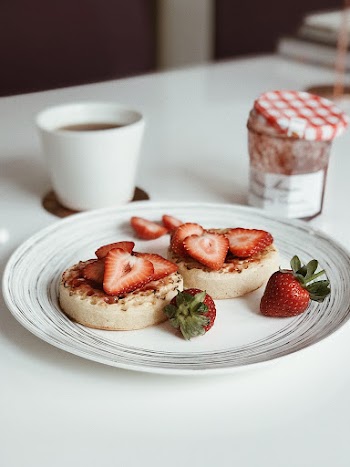 Strawberry On Pancakes