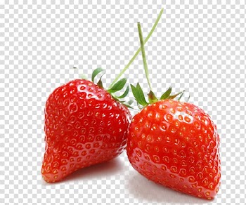Strawberry pie Juice Fruit , Two strawberry fruit transparent background PNG clipart