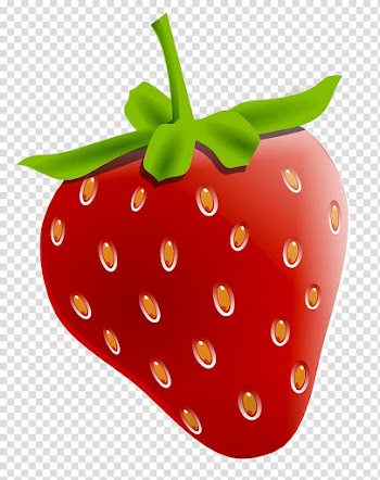 Strawberry pie , watercolor strawberry transparent background PNG clipart