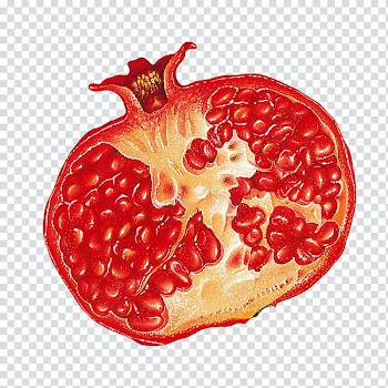 Strawberry Pomegranate Fruit, pomegranate transparent background PNG clipart