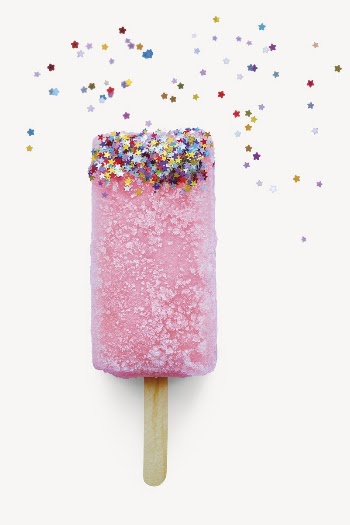 Strawberry popsicle sticker, Summer dessert | Free PSD - rawpixel