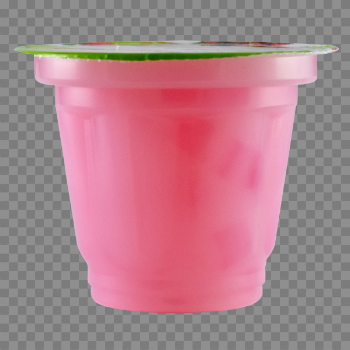 Strawberry Pudding PNG Transparent Image