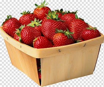 Strawberry Punnet Blueberry Fruit, strawberry transparent background PNG clipart