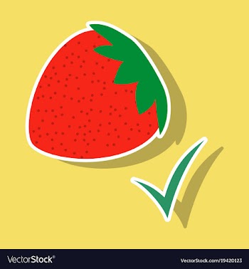 Strawberry realistic juicy halves of strawberry vector image