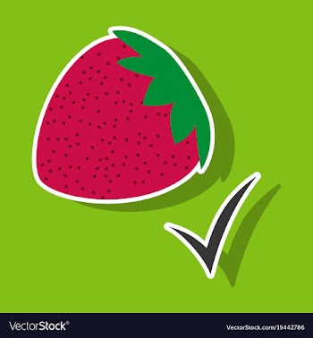 Strawberry realistic juicy halves of strawberry vector image