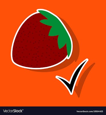 Strawberry realistic juicy halves of strawberry vector image
